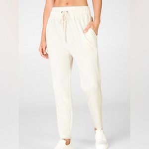 White Fabletics Joggers